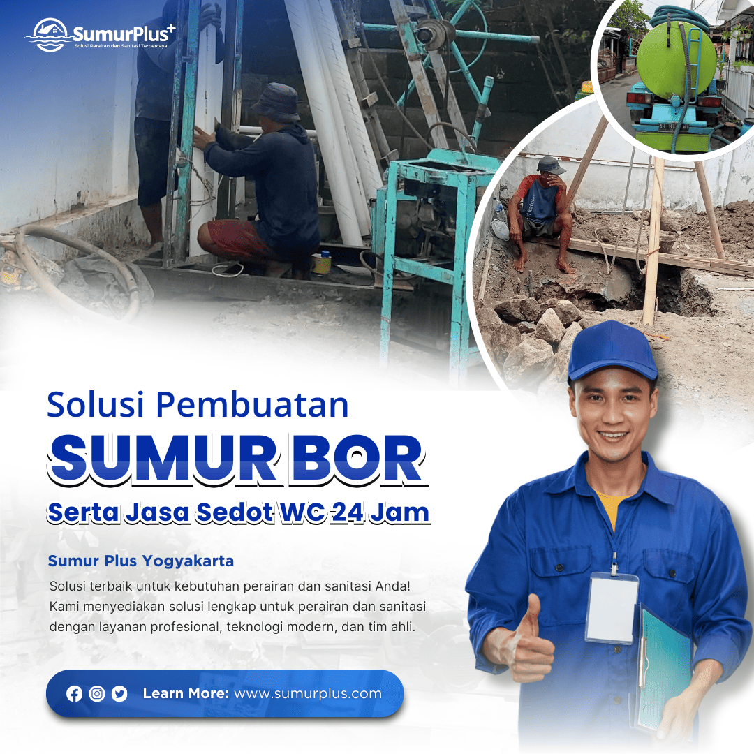 Sumur Plus | Jasa Solusi Perairan dan Sanitasi Terbaik di Yogyakarta